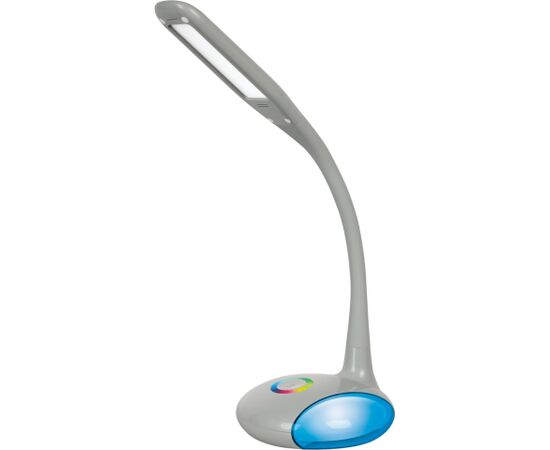 Activejet LED desk lamp VENUS GREY with RGB base Biroja galda lampas