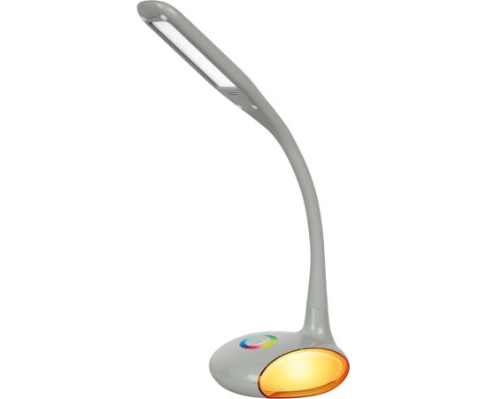 Activejet LED desk lamp VENUS GREY with RGB base Biroja galda lampas