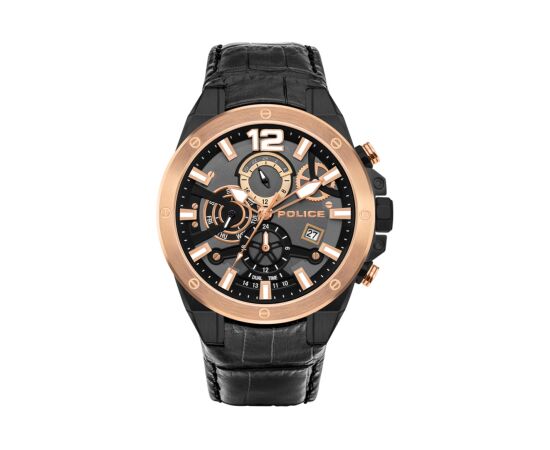 Pulkstenis POLICE MAN PL15711JSBR61 (48MM) Rokas pulksteņi 