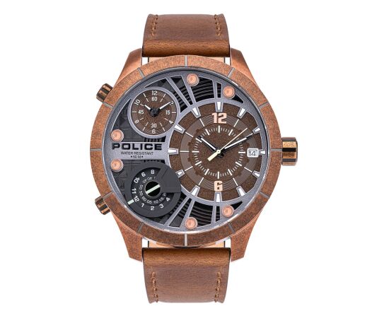 Pulkstenis POLICE MAN PL15662XSQR1 (52MM) Rokas pulksteņi 