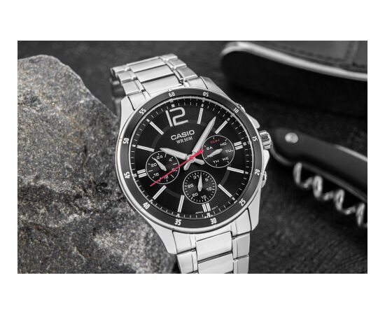 Vīriešu pulkstenis Casio MTP-1374D 1AV (zd063b) universāls Rokas pulksteņi 