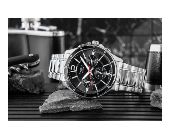 Vīriešu pulkstenis Casio MTP-1374D 1AV (zd063b) universāls Rokas pulksteņi 