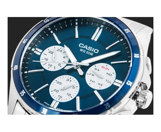 Vīriešu pulkstenis Casio MTP-1374D-2A3 (zd063h) + kastīte Rokas pulksteņi 