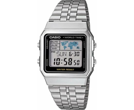 Vīriešu pulkstenis Casio sudraba (A500WEA-1EF) Rokas pulksteņi 