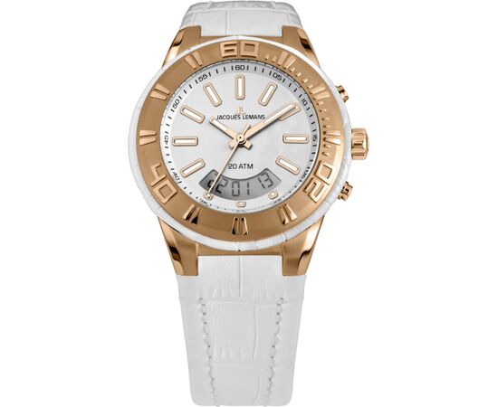 Pulkstenis JACQUES LEMANS unisex 1-1772F (45MM) Rokas pulksteņi 