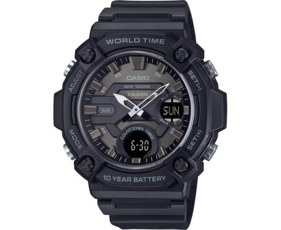 Pulkstenis CASIO vīriešu AEQ-120W-1B (53,3MM) Rokas pulksteņi 