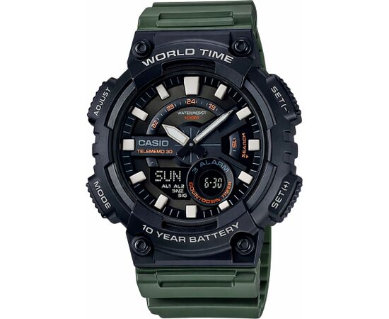 Pulkstenis CASIO vīriešu AEQ-110W-3A (52,2MM) Rokas pulksteņi 