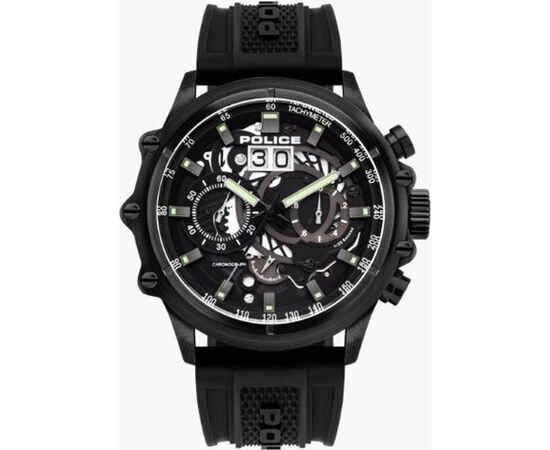 Pulkstenis POLICE MAN PL16018JSB02P (48MM) Rokas pulksteņi 