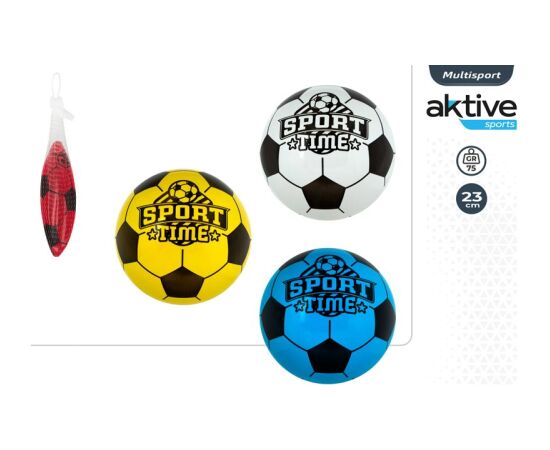 Gumijas bumba Sport Time 23 cm dažādas CB53715 Suņu rotaļlietas
