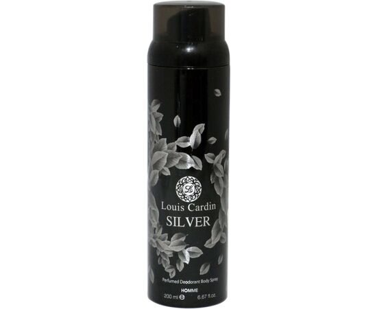 Louis Cardin Silver Deodorant Spray For Men 200 ml Vīriešu Smaržas