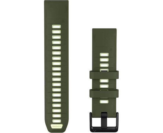 Garmin kellarihm QuickFit 22mm fenix 9 Pro, olive drab/citron Smart pūlksteņu aksesuāri