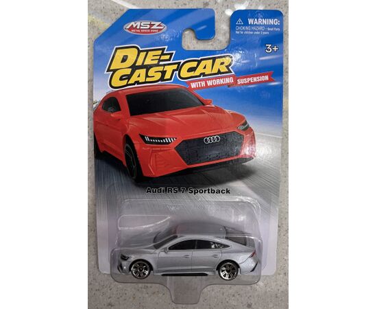 MSZ Miniatūrais modelis - Audi RS7, mērogs 1:64 Mašīnas un piederumi