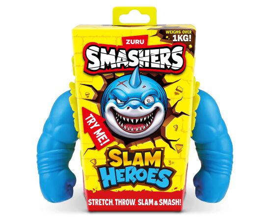 SMASHERS Slam Heroes тянущаяся фигурка Акула, 18 cm Фигурки и герои