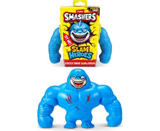 SMASHERS Slam Heroes тянущаяся фигурка Акула, 18 cm Фигурки и герои