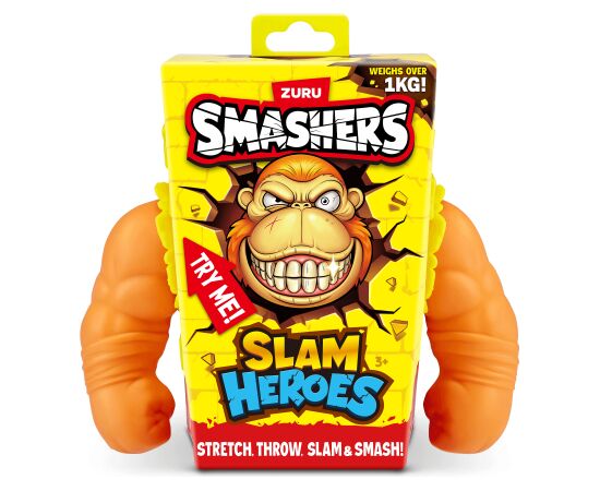 SMASHERS Slam Heroes Тянущаяся фигурка Горилла, 18 cm Фигурки и герои