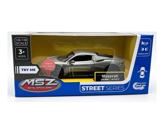 MSZ металлическая модель Maserati MC20, масштаб 1:33 Машины и аксессуары