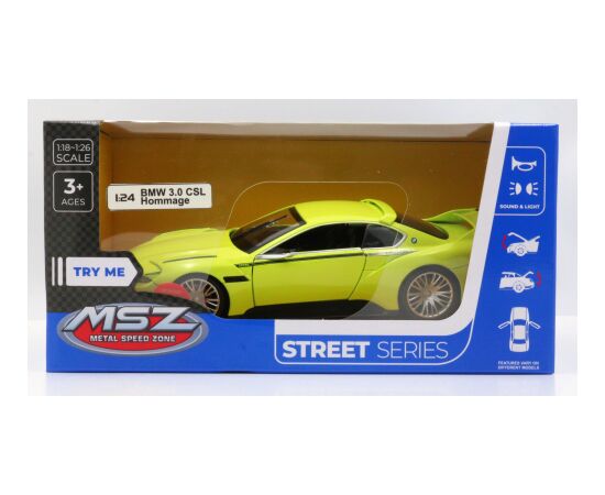 MSZ металлическая модель BMW 3.0 CSL Hommage, масштаб 1:24 Машины и аксессуары