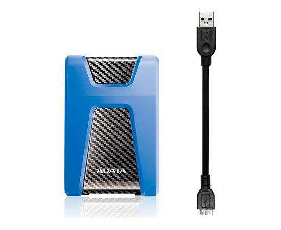 ADATA HD650 1000 GB, 2.5 ", USB 3.1 (backward compatible with USB 2.0), Blue