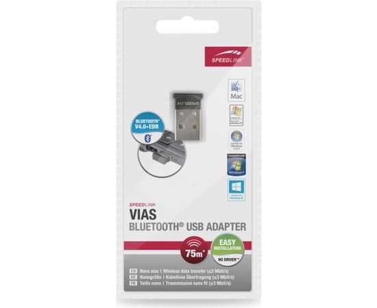 Speedlink Bluetooth адаптер Vias Nano (SL7411-BK)