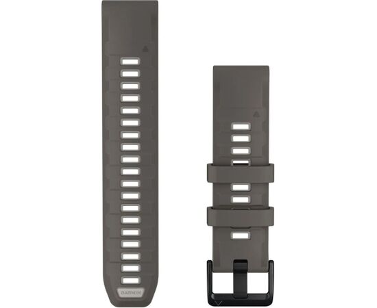 Garmin watch strap QuickFit 22mm fenix 9 Pro, pebble grey/silver Smart pūlksteņu aksesuāri