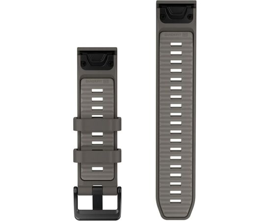Garmin watch strap QuickFit 22mm fenix 9 Pro, pebble grey/silver Smart pūlksteņu aksesuāri