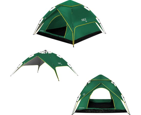 NC4801 SHADOW 2 ZAĻĀ TELTS NILS CAMP Палатки