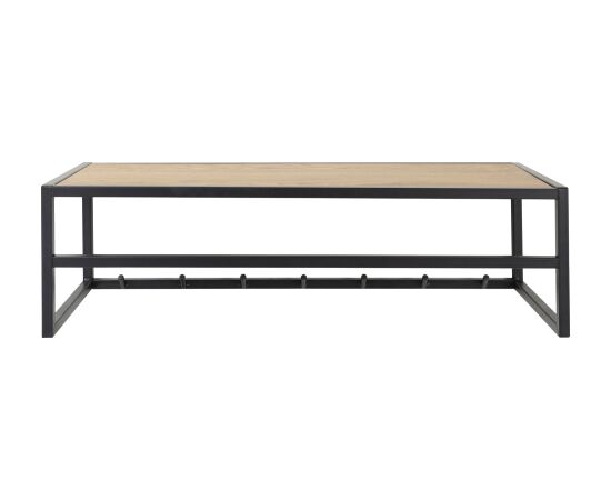 Coat rack SEAFORD 77x28xH22cm, oak Новинки Для дома и сада 