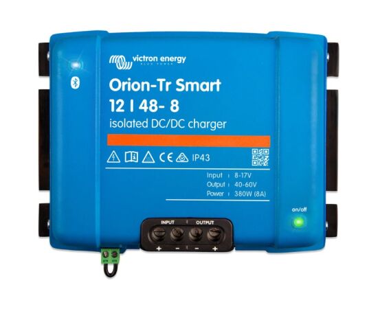 Orion-Tr Smart 12/48-8A Isolated DC-DC charger (380W) Strāvas pārveidotāji