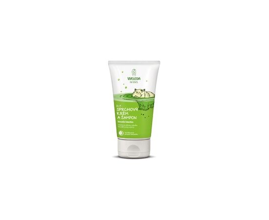 Weleda 2 in 1 Shower Cream and Shampoo Cheerful lime 150 ml 150ml Духи и косметика