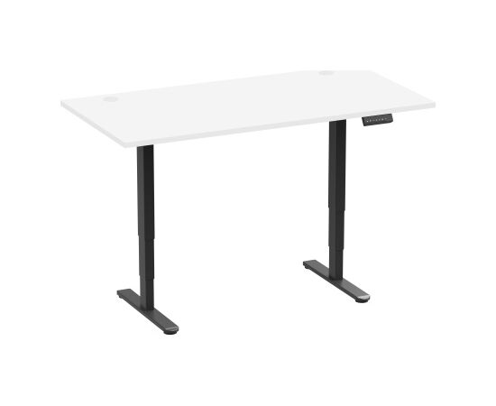 Adjustable Height Table Up Up Bjorn II Black, Table top L White Biroja galdi