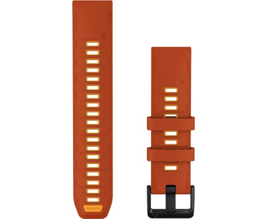 Garmin watch strap QuickFit 22mm fenix 9 Pro, autumn orange/spark orange Smart pūlksteņu aksesuāri