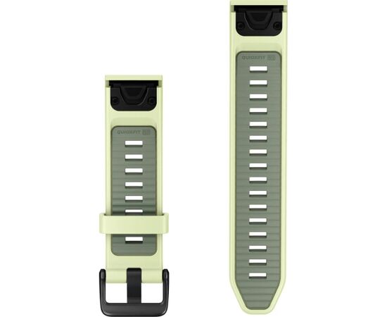 Garmin watch strap QuickFit 20mm fenix 9 Pro, citron/willow Smart pūlksteņu aksesuāri