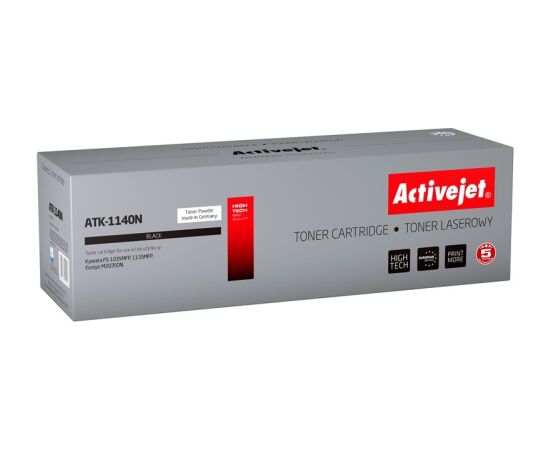 Activejet ATK-1140N Toner (replacement for Kyocera TK-1140; Supreme; 7200 pages; black) Lāzerprinteru izejmateriāli