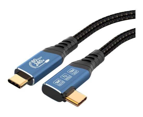 PREMIUMCORD cable USB4™ Version2.0 80Gbps 16K@60Hz 240W Thunderbolt Jaunumi - Datori