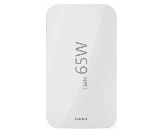 Hama 00125144 charger 65W GaN PD QC 2× USB-C 1× USB-A Telefonu lādētāji 220v
