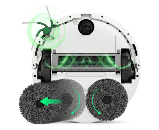 iRobot Roomba Plus 415 Combo Robot Vacuum White + AutoWash Dock Jaunumi Sadz. tehnika