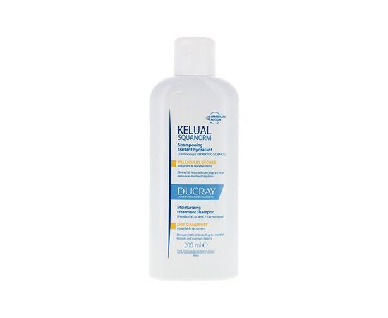 Ducray Kelual Squanorm Moisturizing Treatment Shampoo - Hydratační šampon proti suchým lupům 400ml Духи и косметика