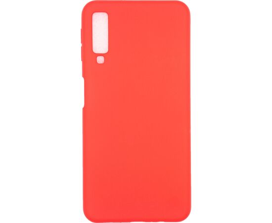 Evelatus Samsung  Galaxy A7 2018 Nano Silicone Case Soft Touch TPU Red Neoriģinālie Maciņi