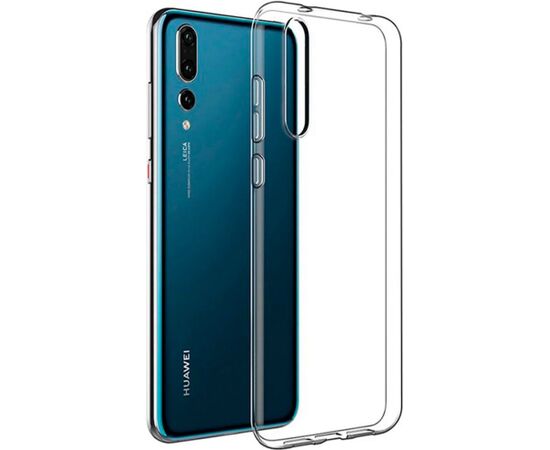 Evelatus Huawei  P20 Clear Silicone Case 1.5mm TPU Transparent Neoriģinālie Maciņi