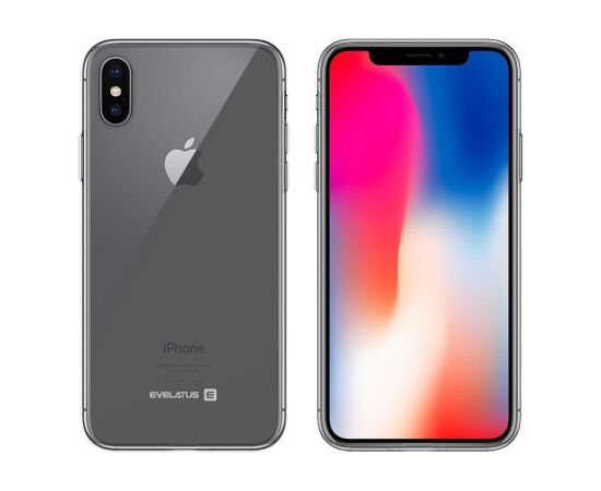 Evelatus Apple  iPhone X Clear Silicone Case 1.5mm TPU Transparent Neoriģinālie Maciņi