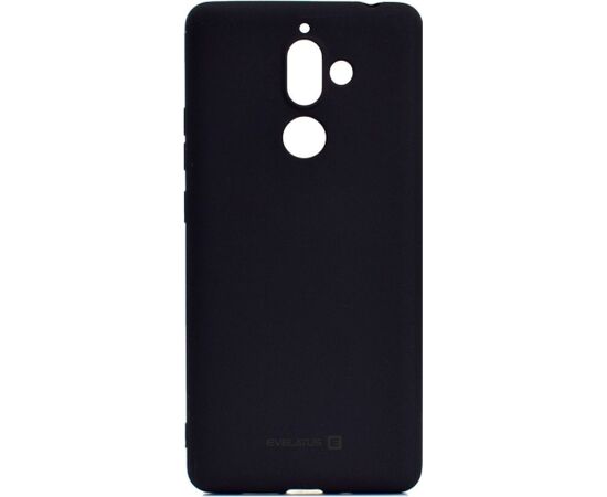 Evelatus Nokia  7 Plus Nano Silicone Case Soft Touch TPU Black Neoriģinālie Maciņi
