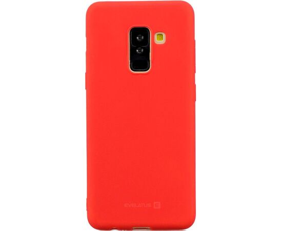 Evelatus Samsung  Galaxy A6 Plus 2018 Nano Silicone Case Soft Touch TPU Red Neoriģinālie Maciņi