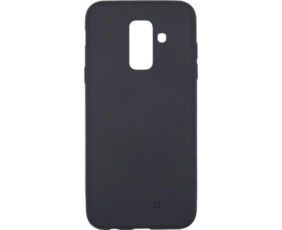Evelatus Samsung  Galaxy A6 Plus 2018 Nano Silicone Case Soft Touch TPU Black Neoriģinālie Maciņi