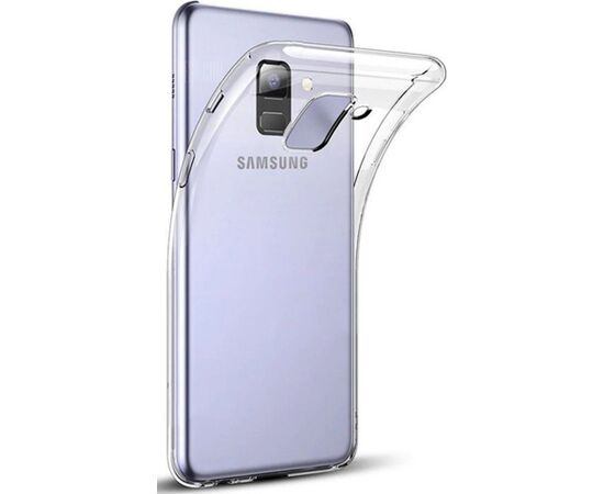 Evelatus Samsung  Galaxy A6 2018 Clear Silicone Case 1.5mm TPU Transparent Neoriģinālie Maciņi