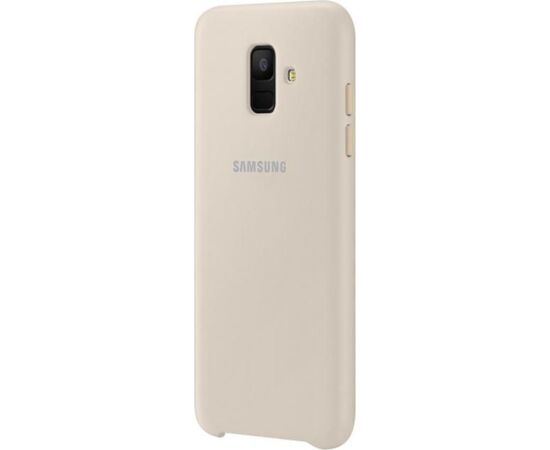 Samsung   A6 2018 A600 Dual Layer Cover Gold Neoriģinālie Maciņi