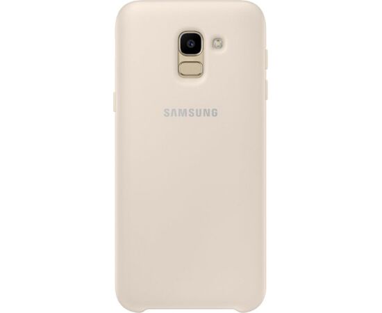 Samsung   J6 2018 J600 Dual Layer Cover EF-PJ600CFEGWW Gold Neoriģinālie Maciņi