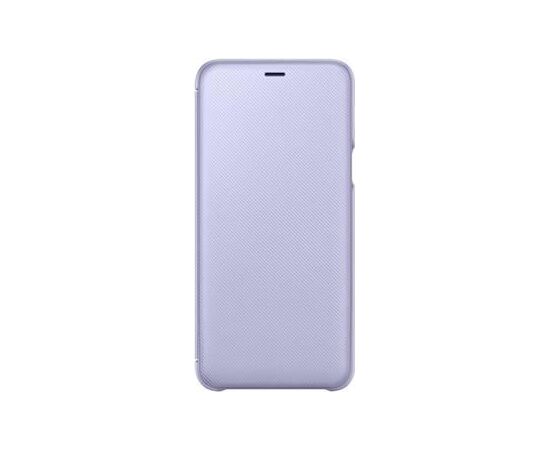 Samsung   A6 Plus 2018 A605 Wallet Cover Purple Neoriģinālie Maciņi