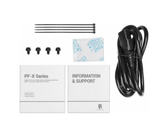 PC Power Supply DEEPCOOL PF550X-FE, Black Datoru barošanas bloki