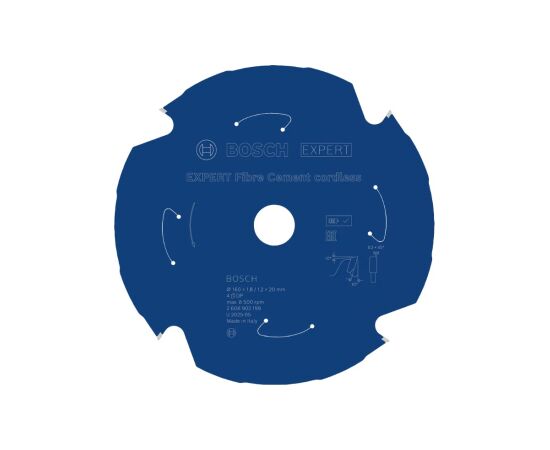 Griešanas disks Bosch 2608902201; 190x30 mm; Z4 Zāģripas