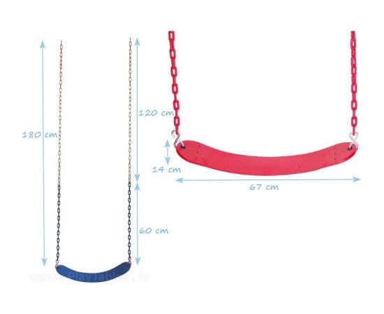 Just Fan Elastīgās šūpoles ar ķēdēm Šūpoles